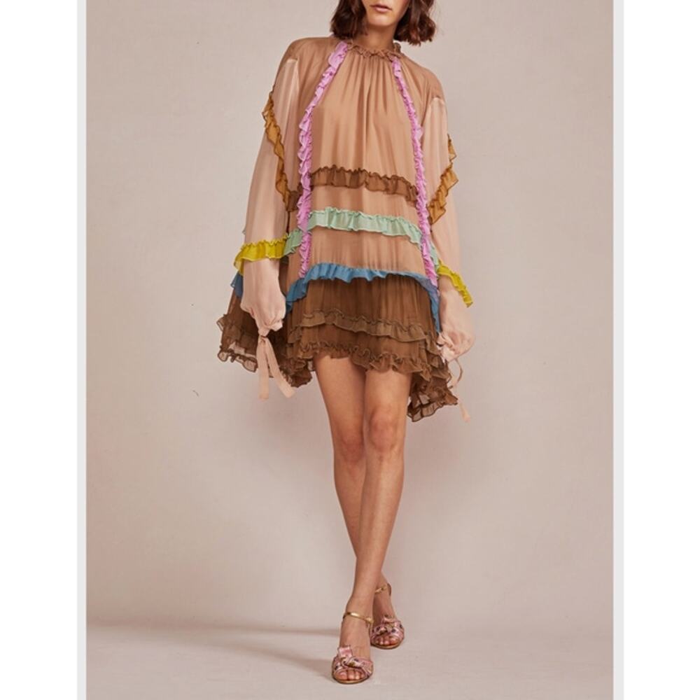 Cynthia Rowley Avery Mini Ruffle Dress - Picture 2 of 12